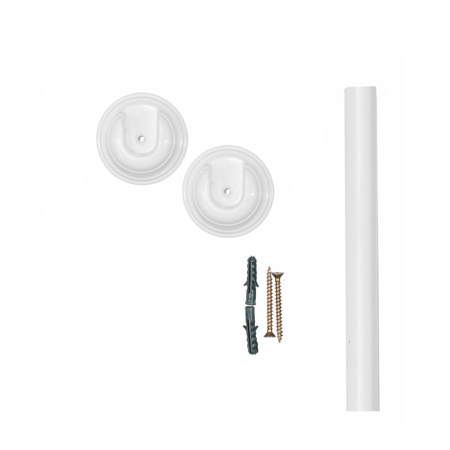 Kit Banheiro Varão + Rosetas - KITS BOX BASIC