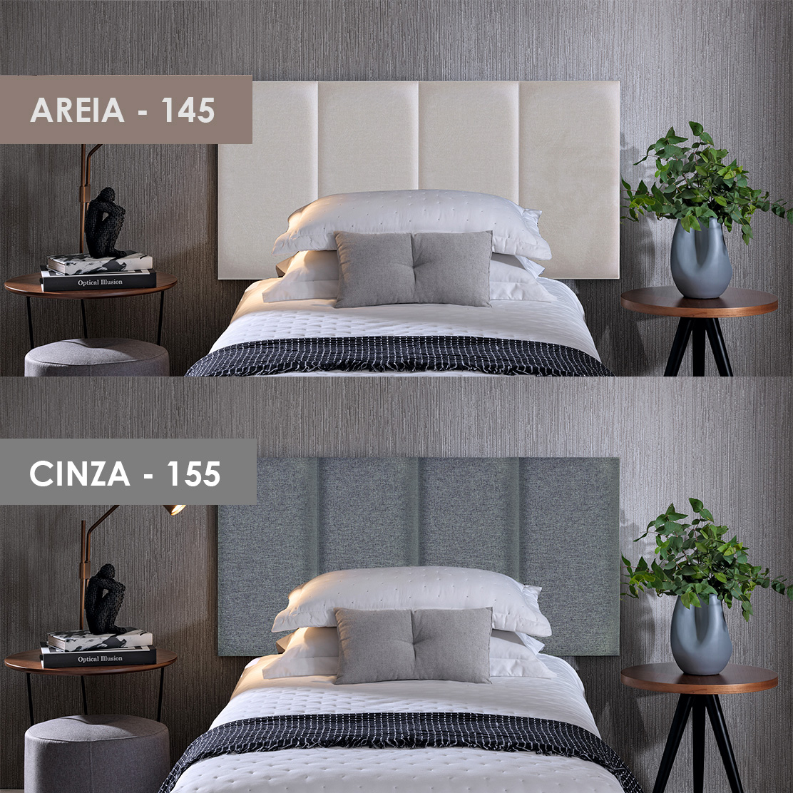 Cabeceira Modular QUEEN - LINHO